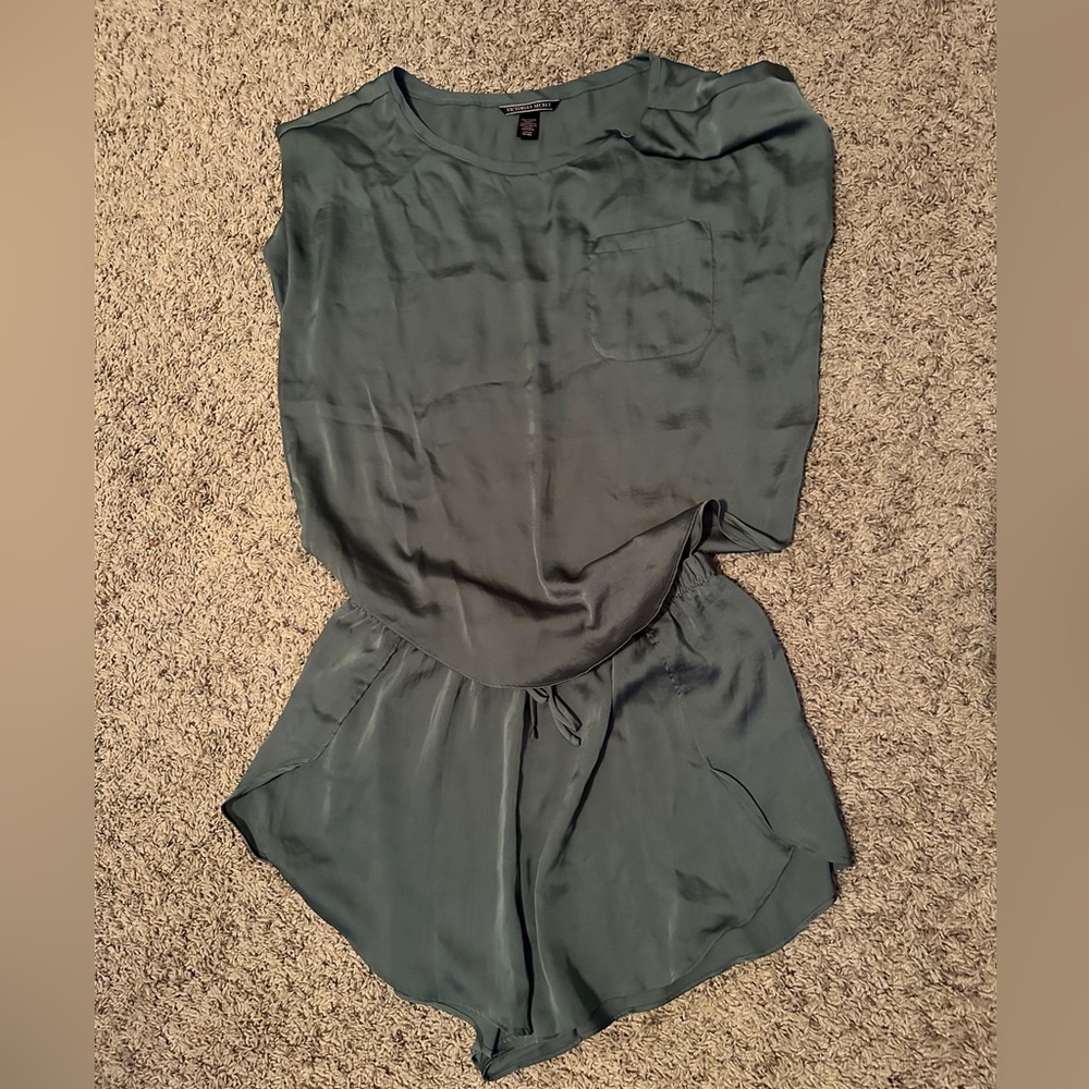Victoria's Secret 2-piece silk pajama set